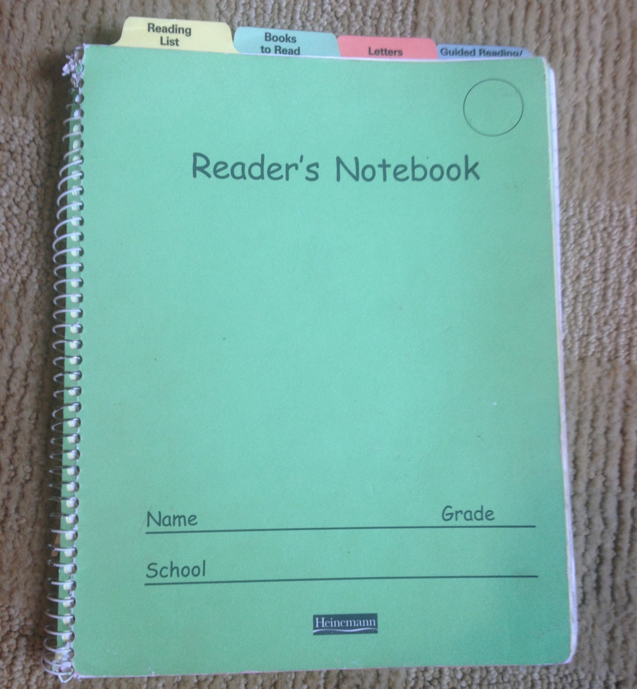 Reader's Notebook